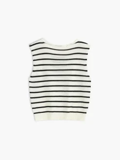 Discount Classic Stripe Sweater Vest Sweater Vests|Sweaters & Cardigans