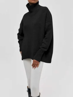 Cloudless Sky Turtleneck Oversized Sweater Sweater Tops|Sweaters & Cardigans