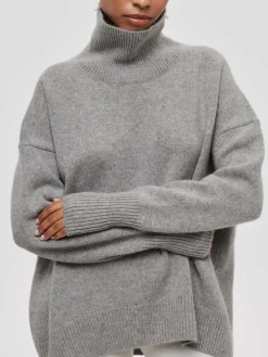 Cloudless Sky Turtleneck Oversized Sweater Sweater Tops|Sweaters & Cardigans