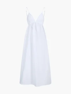 Discount Coastal Cowgirl Open Back Long Dress White Dresses|Black Dresses