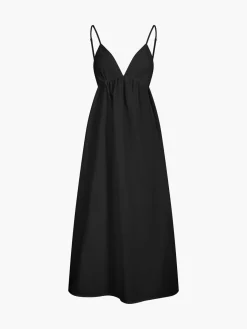 Discount Coastal Cowgirl Open Back Long Dress White Dresses|Black Dresses