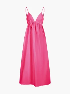 Discount Coastal Cowgirl Open Back Long Dress White Dresses|Black Dresses