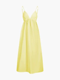 Discount Coastal Cowgirl Open Back Long Dress White Dresses|Black Dresses
