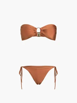 Cocoa Beans Two Piece Bikini Bathing Suit Swimwear|Tops