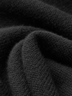 Outlet Cold-Shoulder Sweater Dress Black Dresses|Sweater Dresses
