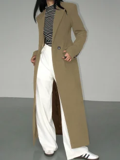 Hot Collar Pocket Blazer Coat Outerwear|Blazers