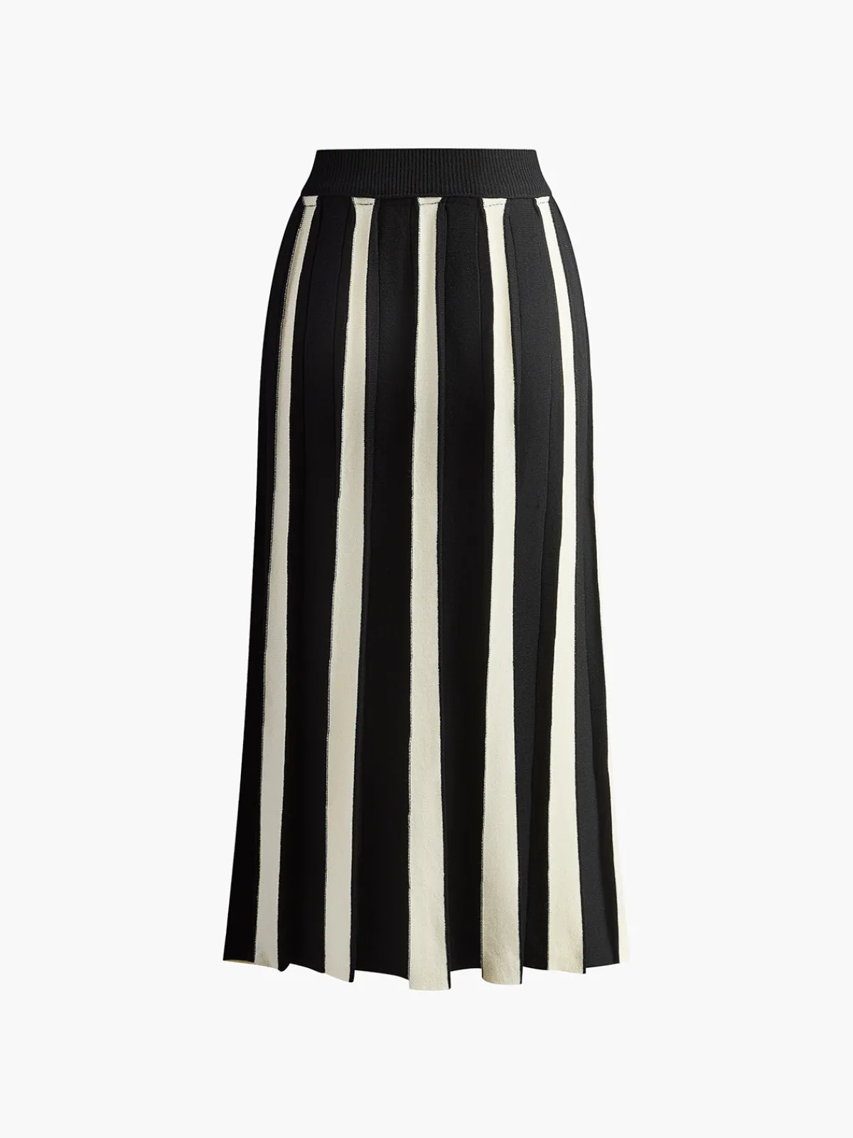 Best Color Block Knit Midi Skirt Skirts|Knitwear