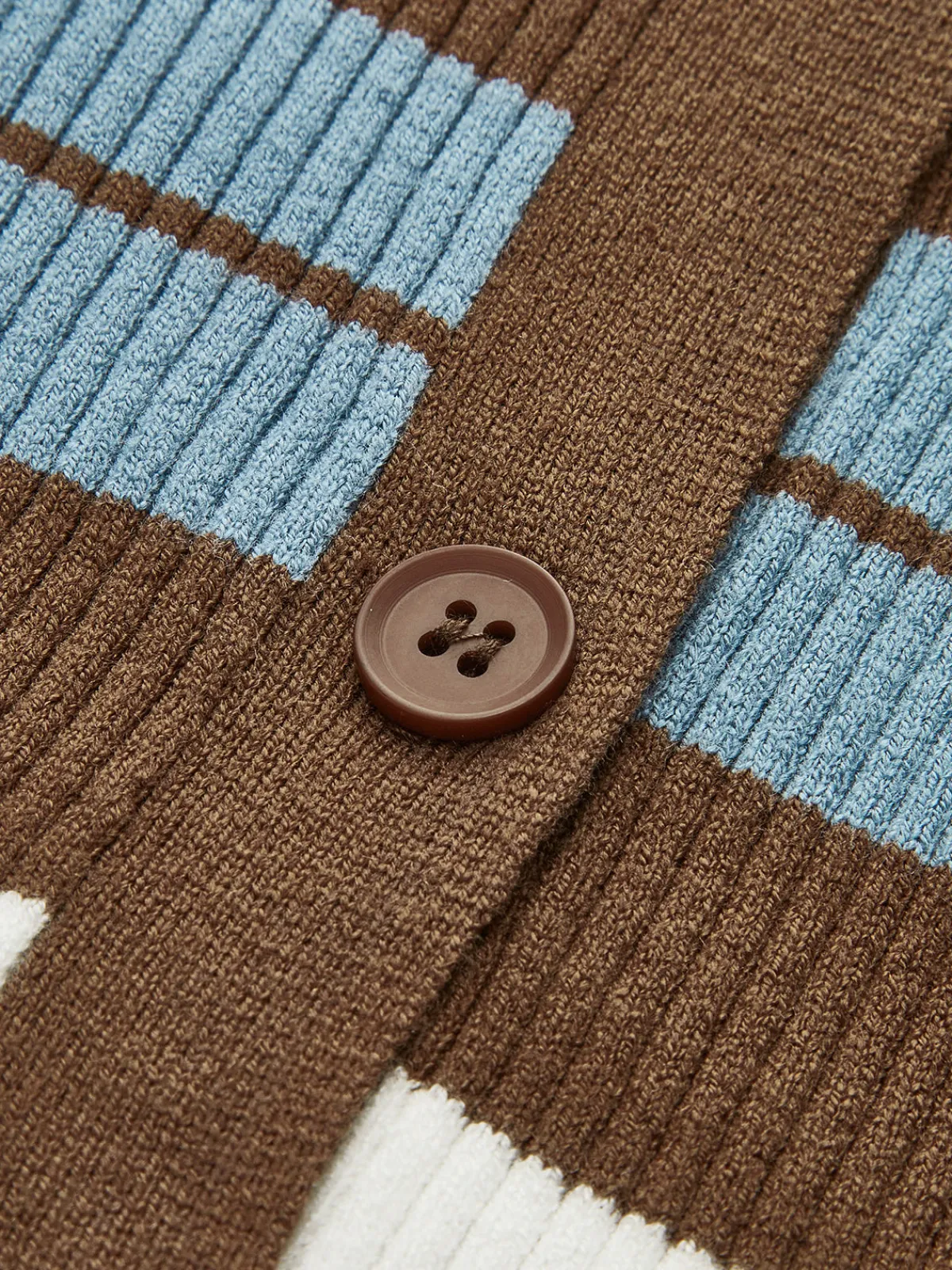 New Color Block Lapel Slim Cardigan Cardigans|Sweaters & Cardigans