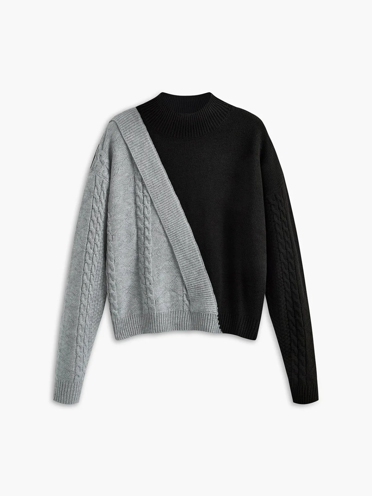Outlet Color Block Pullover Sweater Sweater Tops|Sweaters & Cardigans
