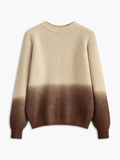 Discount Color Block Ribbed Sweater Sweater Tops|Sweaters & Cardigans