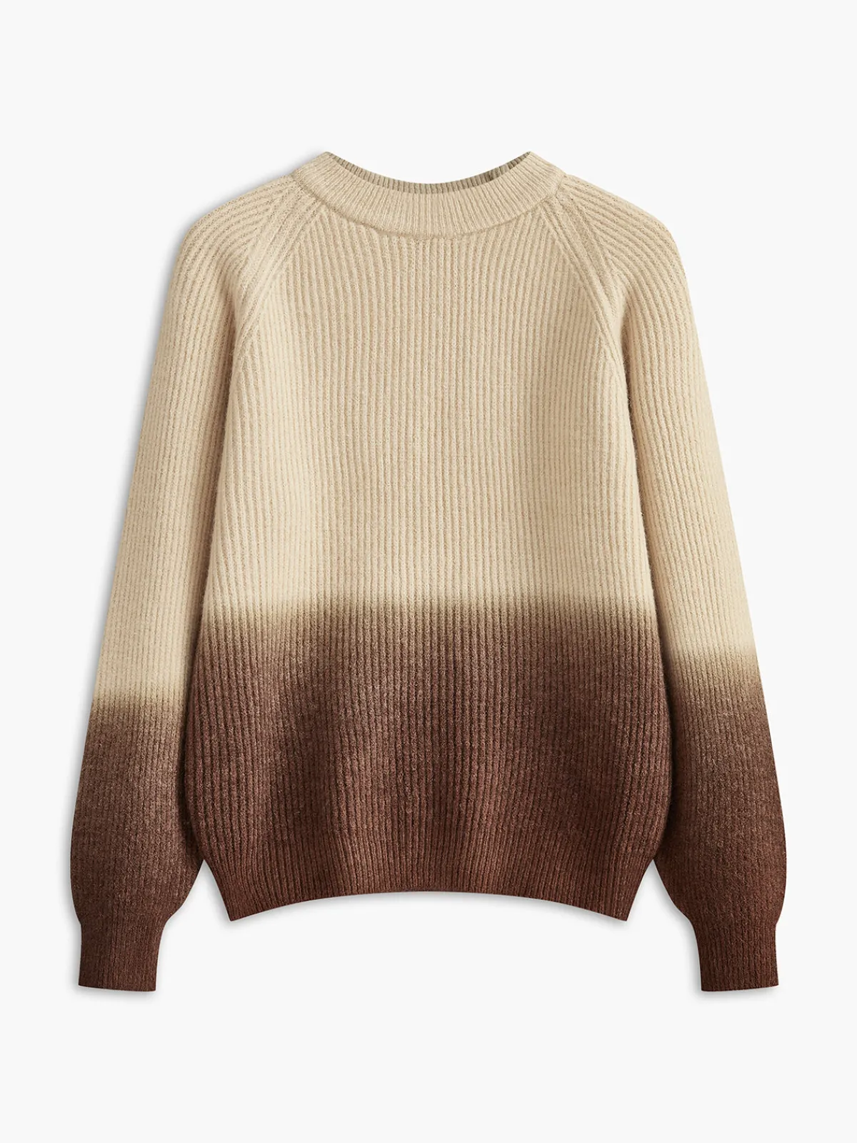 Discount Color Block Ribbed Sweater Sweater Tops|Sweaters & Cardigans