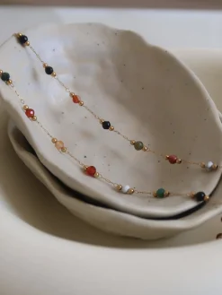 Online Colorful Beaded Link Necklace Necklaces|Accessories