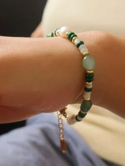 Online Colorful Pearl Malachite Bracelet Rings & Bracelets|Accessories