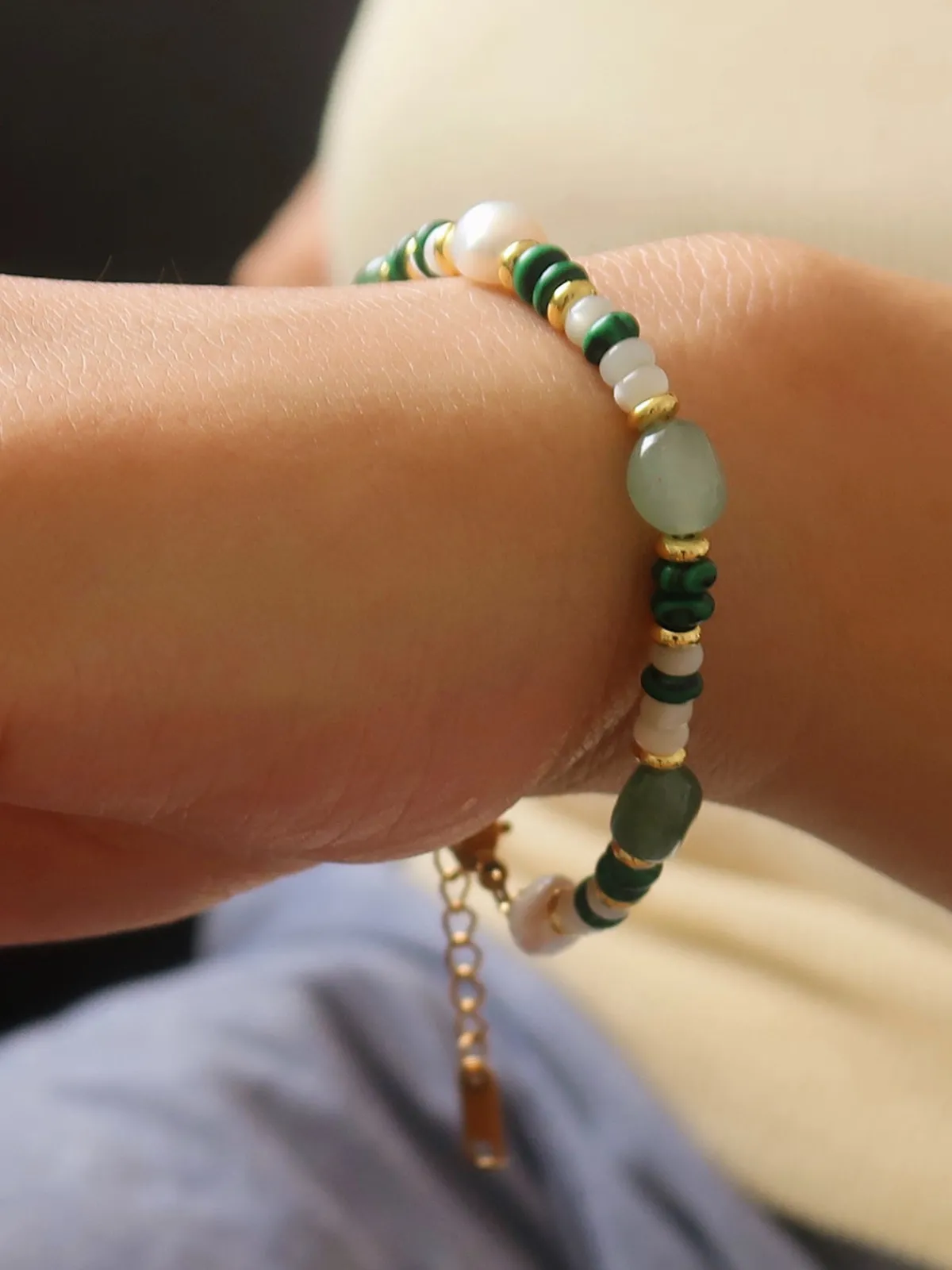 Online Colorful Pearl Malachite Bracelet Rings & Bracelets|Accessories