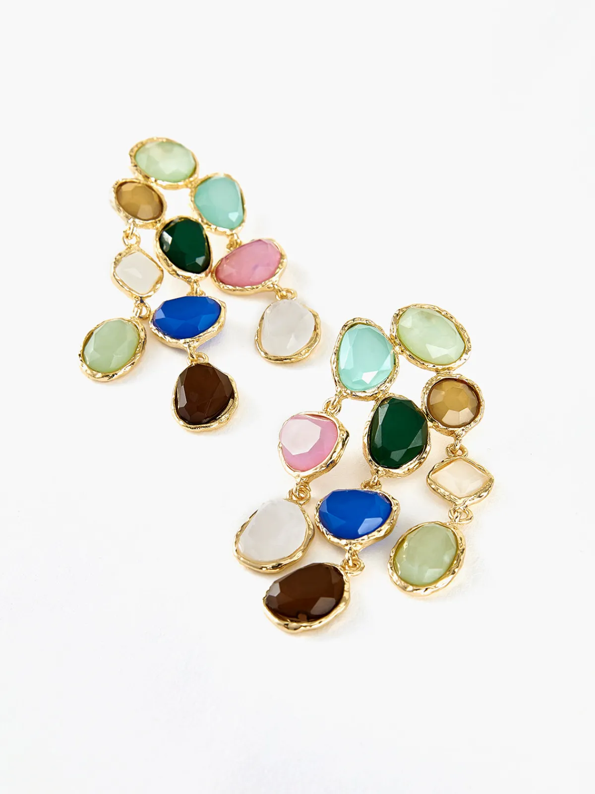 New Colorful Rhinestone Drop Earrings Earrings|Accessories