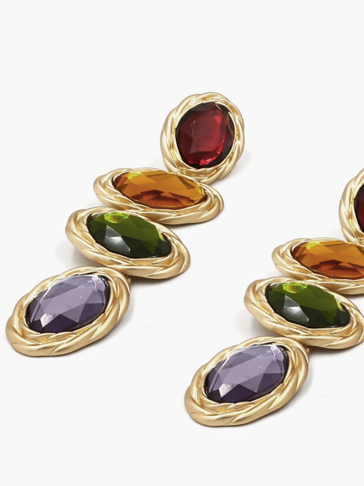 Discount Colorful Rhinestone Earrings Earrings|Accessories