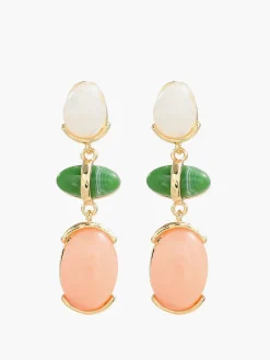 Outlet Colorful Rhinestone Pendant Earrings Earrings|Accessories