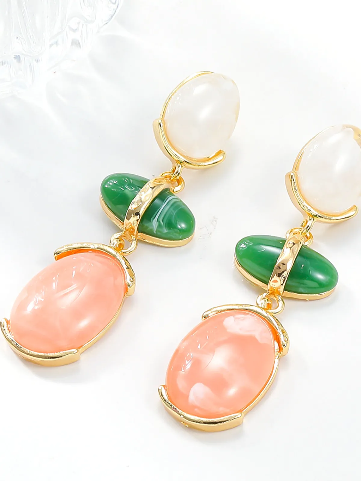 Outlet Colorful Rhinestone Pendant Earrings Earrings|Accessories