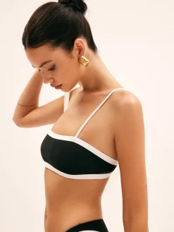 Discount Contrast Binding Bikini Set Swimwear|Matching Sets