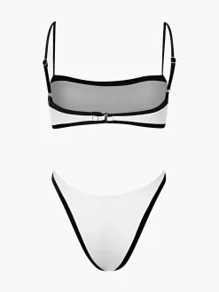 Discount Contrast Binding Bikini Set Swimwear|Matching Sets