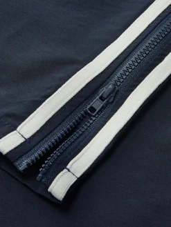 Sale Contrast Binding Zipper Long Pants Pants|Bottoms