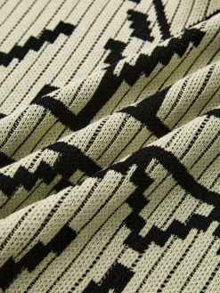 Clearance Contrast Knit Vest Sweater Vests|Sweaters & Cardigans