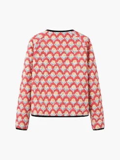 Best Contrast Piping Lace Up Jacket Outerwear|Jackets