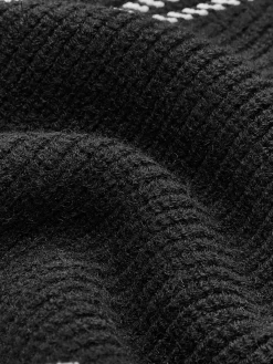 Hot Contrast Piping Panel Cozy Cardigan Cardigans|Sweaters & Cardigans