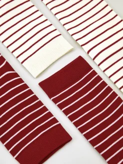 Contrast Striped Stacking Socks Socks & Tights|Accessories