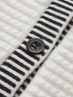 Best Contrast Trim Button Cardigan Cardigans|Sweaters & Cardigans