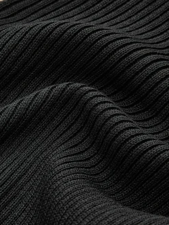 Hot Contrast Trim Double-Zipper Knit Top Sweater Tops|Sweaters & Cardigans