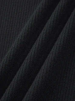 Hot Contrast Trim Mock Neck Knit Top Sweater Tops|Sweaters & Cardigans