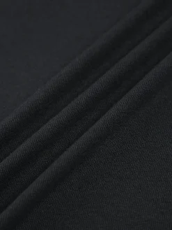 Discount Contrast Trim Mock Neck Long Sleeve Top T-shirts|Tops