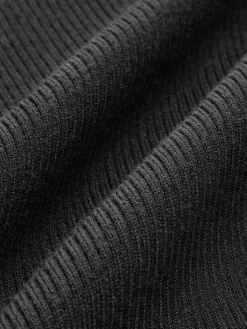 Online Contrast Trim Pearl-Detail Sweater Sweater Tops|Sweaters & Cardigans