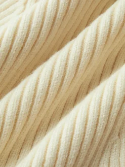 Hot Contrast Trim Ribbed Sweater Sweater Tops|Sweaters & Cardigans