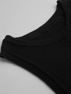 Best Contrast Trim Slim Sweater Vest Sweater Vests|Sweaters & Cardigans