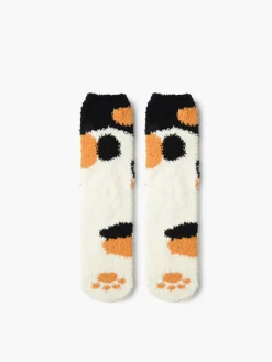 Clearance Coral Fleece Polka Dot Socks Socks & Tights|Accessories