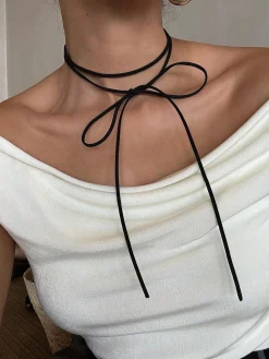 Discount Cord Wrap Necklace Necklaces|Accessories