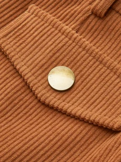 Hot Corduroy Pleated Mini Skirt Skirts|Bottoms