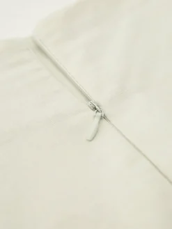 Clearance Cotton & Linen Bow Decor Split Midi Skirt Skirts|Bottoms