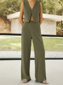New Cotton & Linen Leisure Pants Set Pants Sets|Matching Sets
