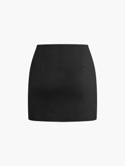 Cotton & Linen Skirt Set Skirt Sets|Long Sleeve Sets