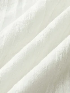 Hot Cotton Blend Solid Square Neckline Short Dress Casual Dresses|Vacation Dresses