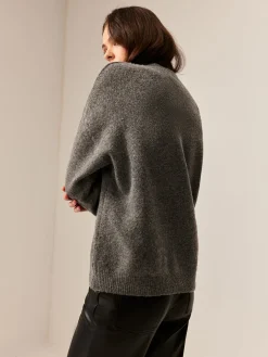 Discount Cotton Blends Cherry Printed Pullover Sweater Sweater Tops|Sweaters & Cardigans