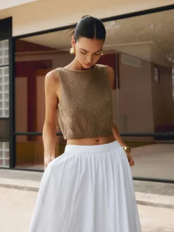 Best Cotton Blends Crop Top Crop Tops|Tank Tops & Camis