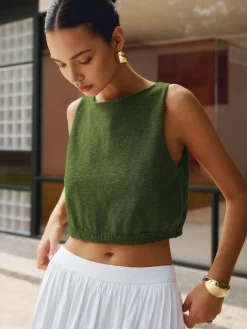 Best Cotton Blends Crop Top Crop Tops|Tank Tops & Camis