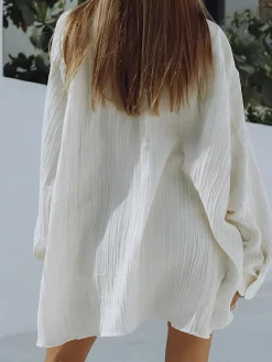 Hot Cotton Blends Pockets Drawstring Shorts Set Shorts Sets|Long Sleeve Sets