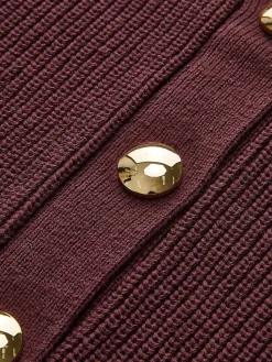 Sale Cotton Blends Ribbed Sweater Vest Sweater Vests|Sweaters & Cardigans