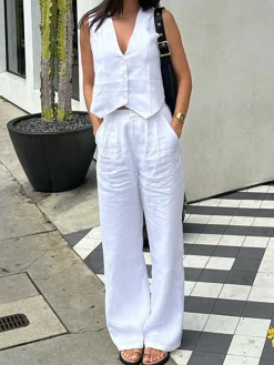 Hot Cotton Casual Pants Set Pants Sets|Matching Sets