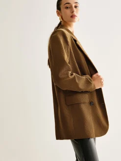 Best Cotton Corduroy Button Blazer Outerwear|Blazers